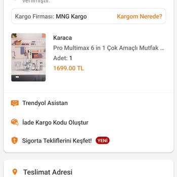 MNG Kargo Bozüyük Teslimat Yapmıyor