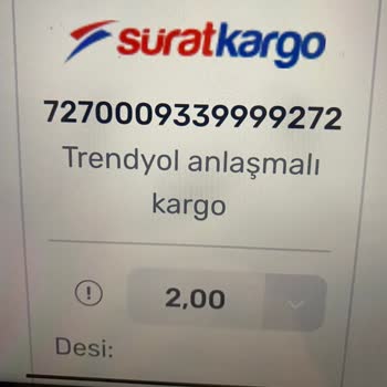 Sürat Kargo Ürünümü Kaybetti Parasını Ödemiyor! Dönüş Yapmıyor!