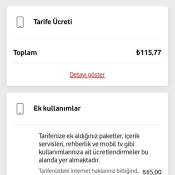 Vodafone Fazladan İnternet Paketi Tanımlama Hk.