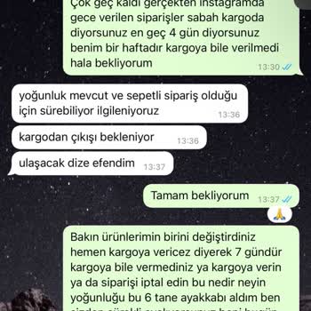 Shopier Sneakers Online Sipariş İptali