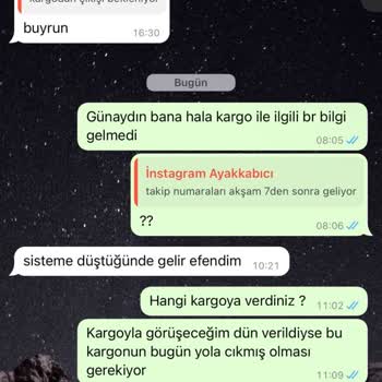 Shopier Sneakers Online Sipariş İptali