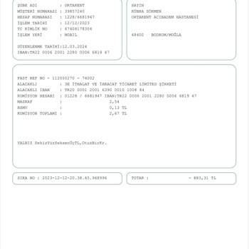 Nare Giyim Ücret İadesi Hakkında