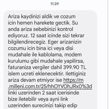 Millenicom Alt Yapi Sorunu