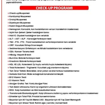 Medical Park Checkup Haksız Ödeme Talebi-Beta Çağrı Hizmetleri Checkup
