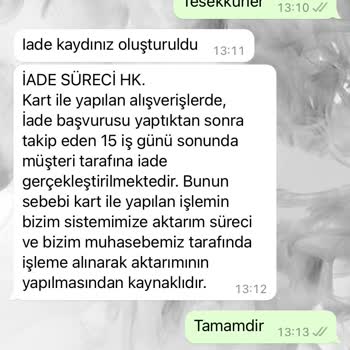 Kıyafet Sepeti İade Parası Geri Gelmedi