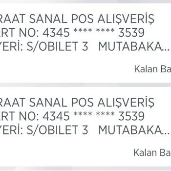 Obilet İademi Talep Ediyorum