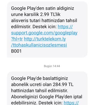 Google Play Haksız Abonelik Ücreti