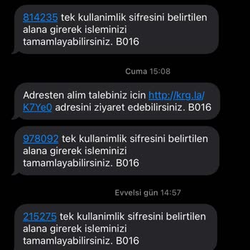 Aras Kargo Kurye Çağırıyorum Gelmiyor.