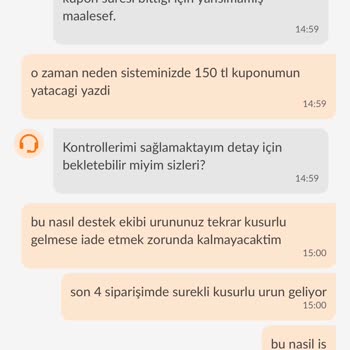 Trendyol Mağdur Etti Kusurlu Ürün Telafisi Bulunmamaktadır