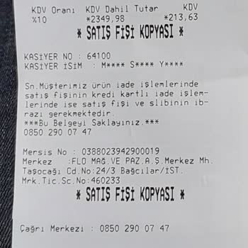 In Street Ayakkabımın Değişimini Talep Ediyorum