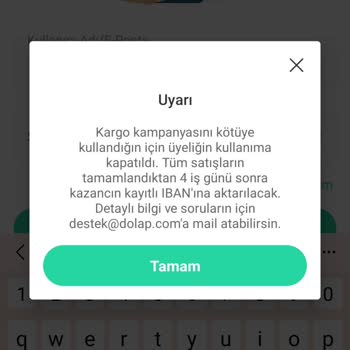 Dolap Hesabım Durduk Yere Kapatıldı!