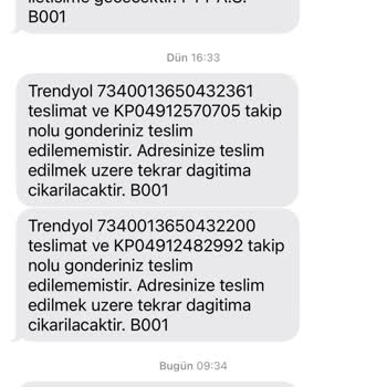 PTT Kargo Ürünleri Teslim Etmiyor