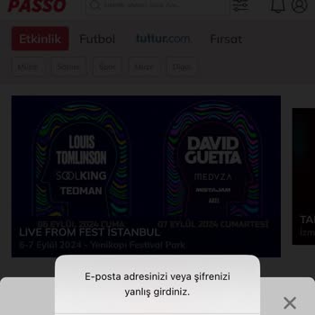 Passolig Giriş Sorunu Yaşıyorum