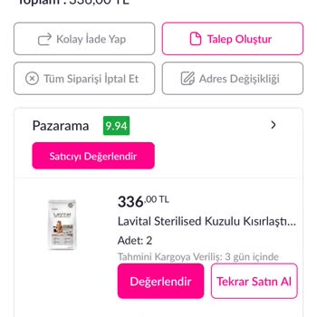 Pazarama'dan Alışveriş Pişmanlıktır!