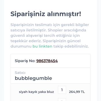 Shopier Bubble Gumble TR Ürün Yollamıyor Ve Ulaşılamıyor