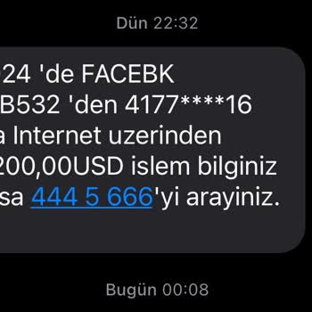 Facebook Onaysız Hesabımdan Para Çekti