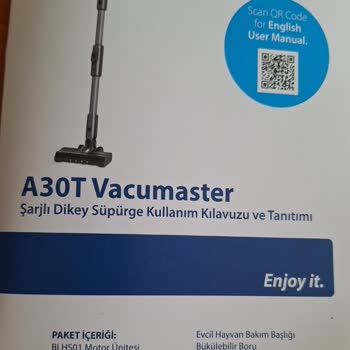 6 Aylık Blaupunkt Dikey Süpürge Motoru Çalışmıyor