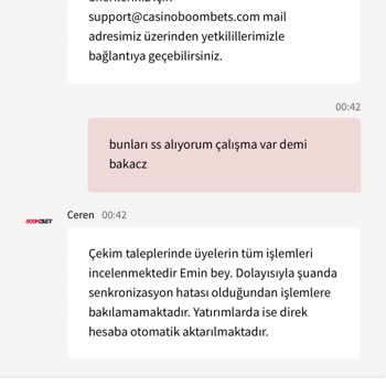 Boombet: ₺10,000 Withdrawal Pending for Over 24 Hours