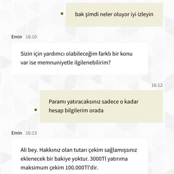 Betturkey Hakkım Olan Parayı Yatırmaması