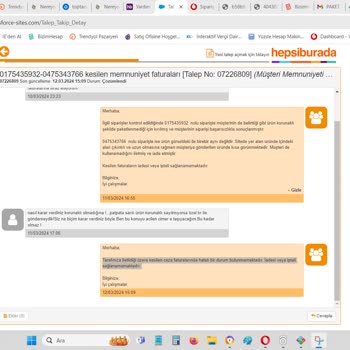Hepsiburada Satıcı Destek Yardımcı Olmama