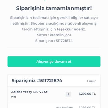 Kremlin.co Parasını Aldığı Ürünü Göndermiyor