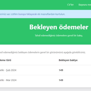 Cvmaker.com.tr Otomatik Ücret Talep Etme