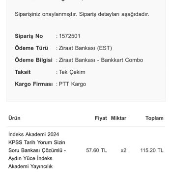 İndeks Kitap Siparişi Verdim Ve 10 Gün Oldu Hala Kargoya Verilmedi