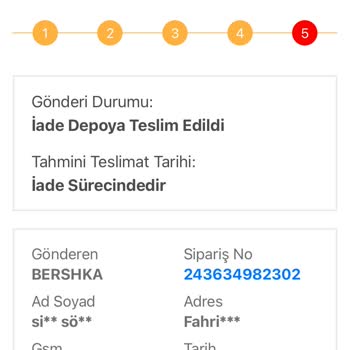 Bir Günde Kargo Kargo Şirketi Ürünü Bana Gelmeden Geri Yolladı.
