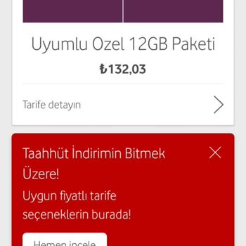 Vodafone Fahiş Zamda Diretiyor