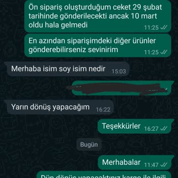 17 Şubatta Verdiğim Sipariş By Pakize Tarafından Hala Kargolanmadı