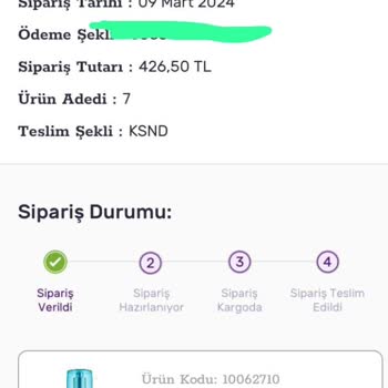 Gratis Siparişim Sipariş Verildi Gözüküyor Ama Hazırlanmıyor