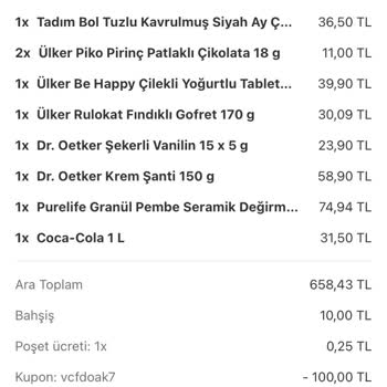 Yemeksepeti Patlamış Ürün Gönderip Mağduriyet Gidermemesi