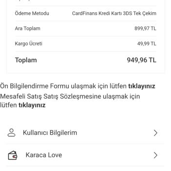 Karaca Züccaciye Karaca İptal Ürüne Kargo Parası Alıyor