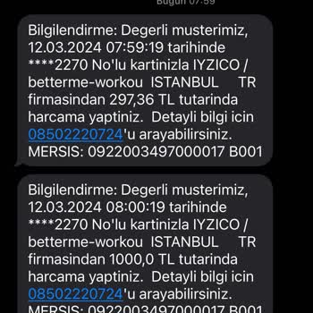 Betterme Workout, İzinsiz Yüklü Ve Yasal Olmayan Para Çekimi!