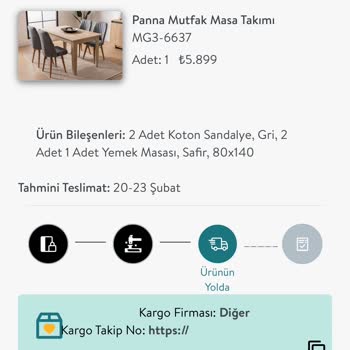 Vivense 1.5 Aydır Siparişim Teslim Edilmedi.