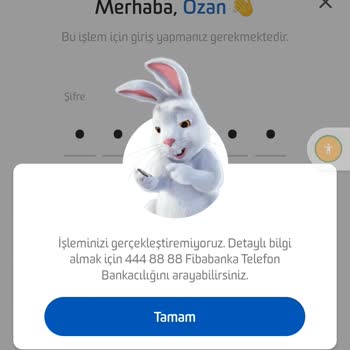 Fibabanka Güvenlik Birimi Ve Hesap Blokesi