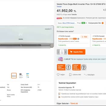 Hepsiburada.com Fiyat Değişikliği