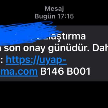 UYAP Haksız SMS Bildirimi Ve Güvencesiz İşlemler