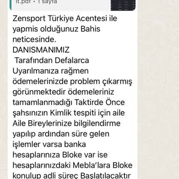 Zensport Kişi Bilgilerinin Kullanılması
