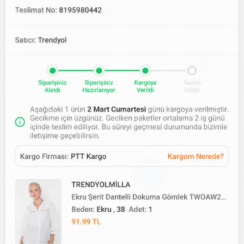 Mardin Kızıltepe PTT Kargo Umursamaz