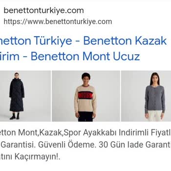 Benetton Siparişlerimin Gönderilmemesi... Para İadesi De Yapılmaması...