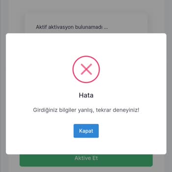 Pegem Kampüs Aktivasyon Kodu Hatası
