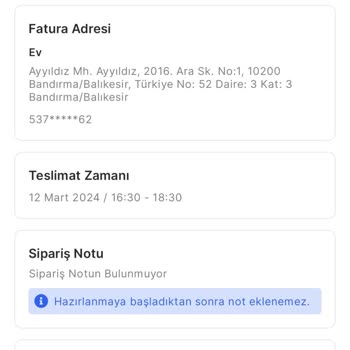 Migros Uygulamadan Satın Aldığım Ürünümü Bitti Diye Teslim Etmiyorlar.