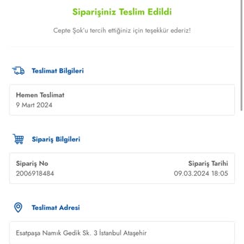 Şok Marketler Eksik Ve Dikkatsiz Sipariş Teslimi