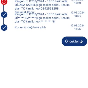 Aras Kargo Ortadağ Şubesi Kargomu Teslim Etti Gösterip Teslim Etmedi
