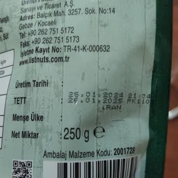 BİM List Nuts Mebrum Hurma