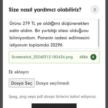 Fruugo Sitesi Benden Yüksek Tutarda Ücret Aldı