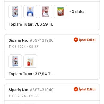 Migros Sanal Marketten Beklemediğim Saygısızlık.