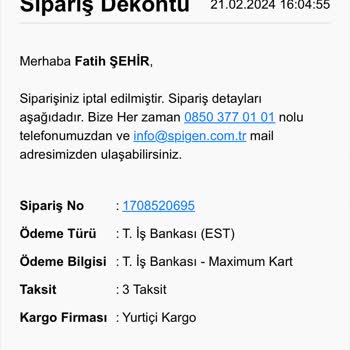 Spigen Türkiye Olmayan Ürünü Satma