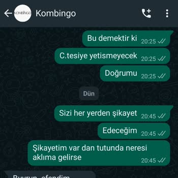 Kombingo.com Ne Kargom Ulaştı Ne Bilgi Geldi